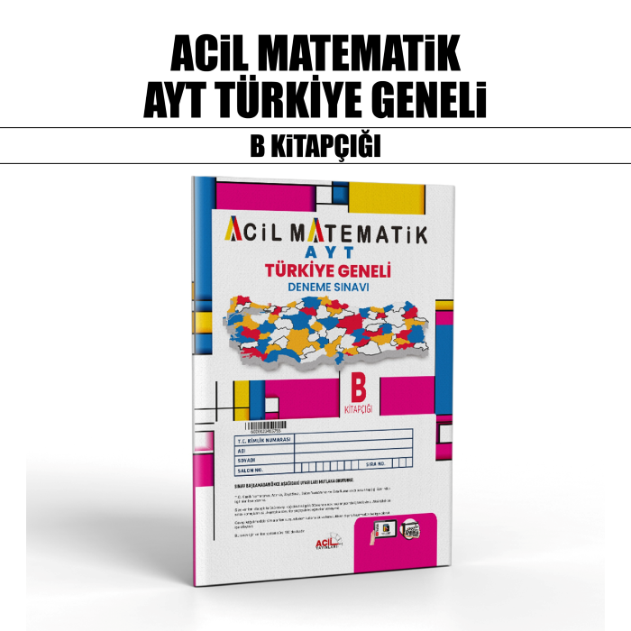 ACİL YAYIN YKS AYT TÜRKİYE GENELİ SNV 3-B - 25-26